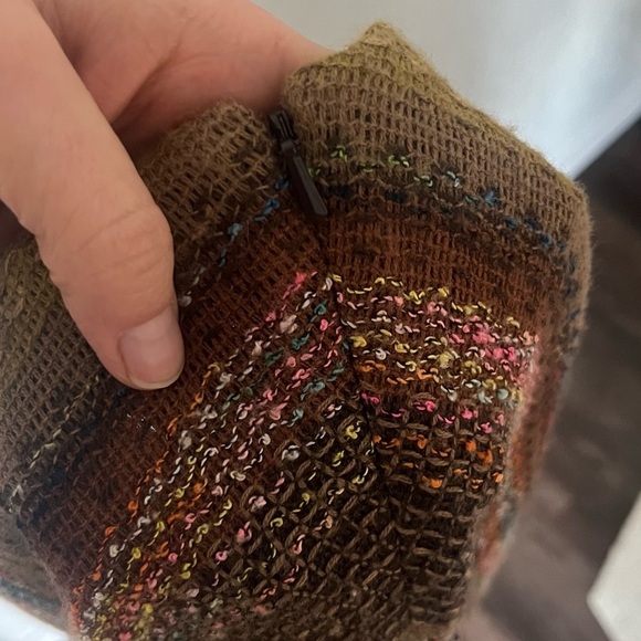 Vintage Skirt Women's 14 Tweed Southwestern Asymmetrical Midi Boho Eclectic - Picture 7 of 7